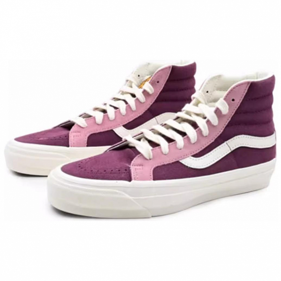 Vans SK8 High Top Skateboard Shoes Unisex Pink Purple купить в интернет-магазине Yoocart с быстрой доставкой по России.