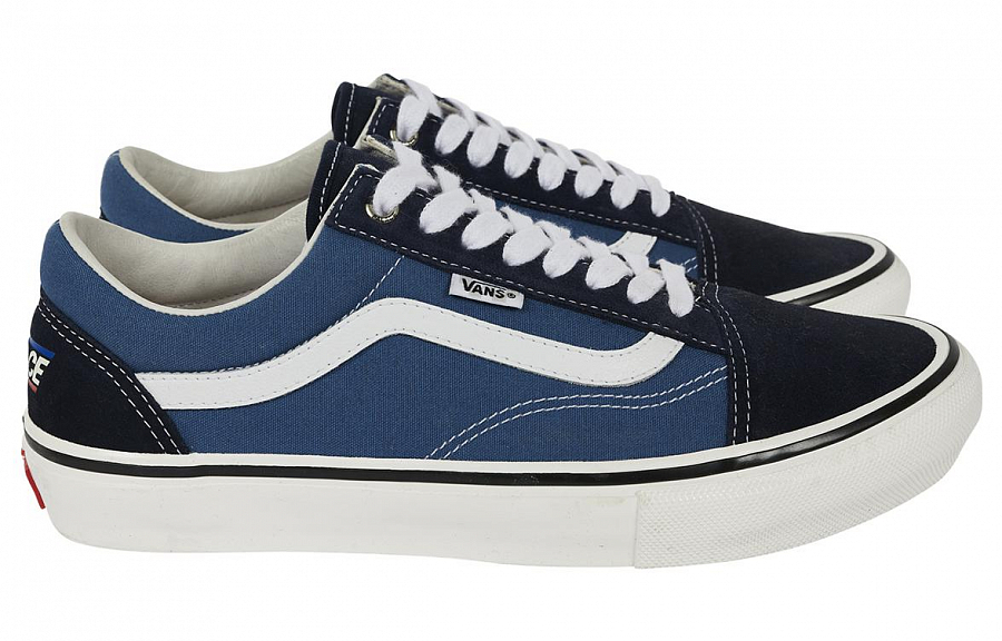 Vans Skate Old Skool Palace Navy White купить в интернет-магазине Yoocart с быстрой доставкой по России.
