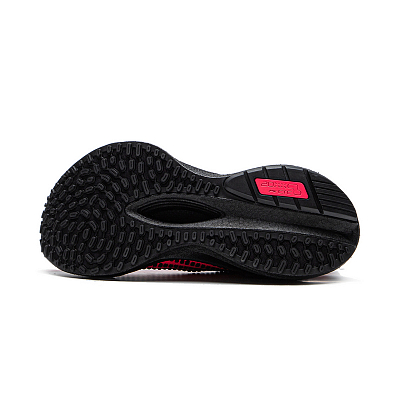 LiNing Anti Slip Wear Resistant Low Top Casual Shoes Unisex Red Black