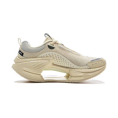 LiNing Jueying CRC Slip Resistant Rebound Low Top Casual Shoes Women's Greige