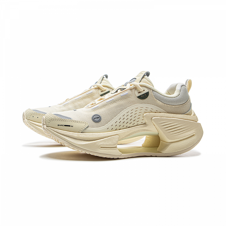 LiNing Jueying CRC Slip Resistant Rebound Low Top Casual Shoes Women's Greige