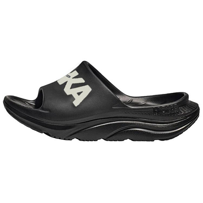 HOKA ONE ONE Ora Athletic Slide Black White