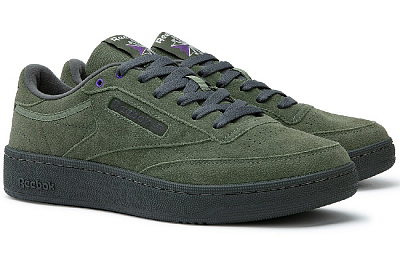 Reebok CLUB C 85 W+ Low Top Skateboard Shoes Unisex Green