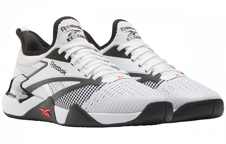 Reebok Nano Court Black White Energy Red купить в интернет-магазине Yoocart с быстрой доставкой по России.