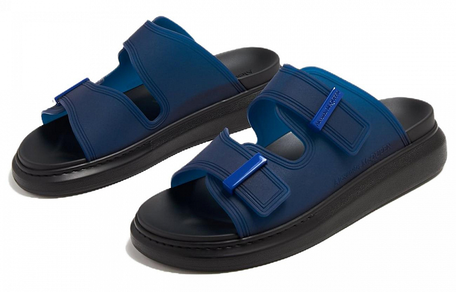 Alexander McQueen Hybrid Slide Slippers Men's Blue