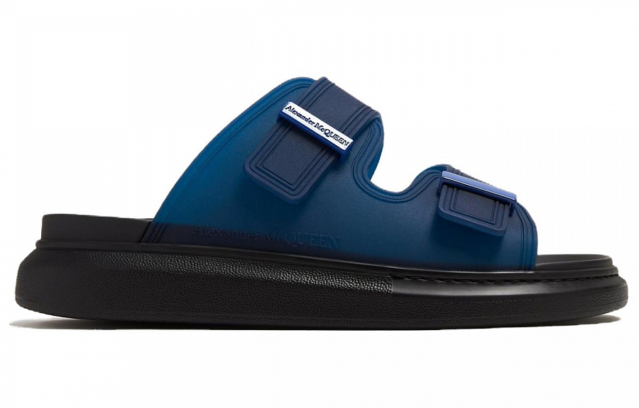 Alexander McQueen Hybrid Slide Slippers Men's Blue