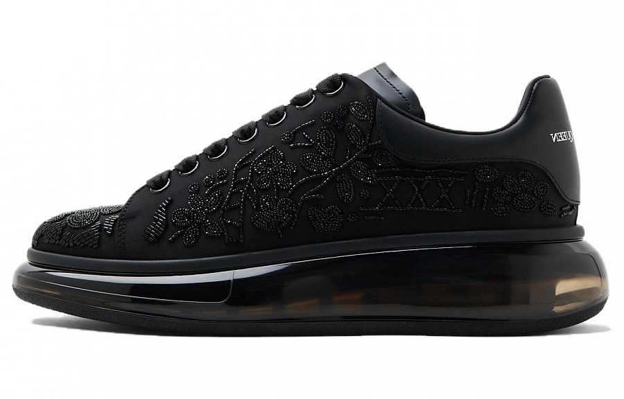 Alexander McQueen Oversized Black All Over Botanical Beads