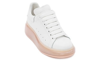 Alexander McQueen Oversized Rose Gold Transparent Women's