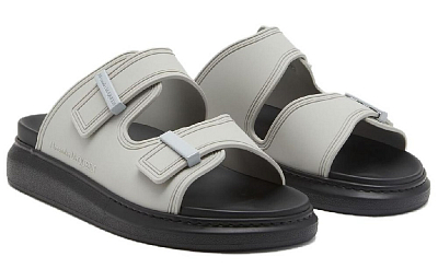 Alexander McQueen Hybrid Logo-debossed Slandals