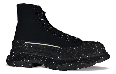 Alexander McQueen Tread Slick Ankle Boots Men's Black