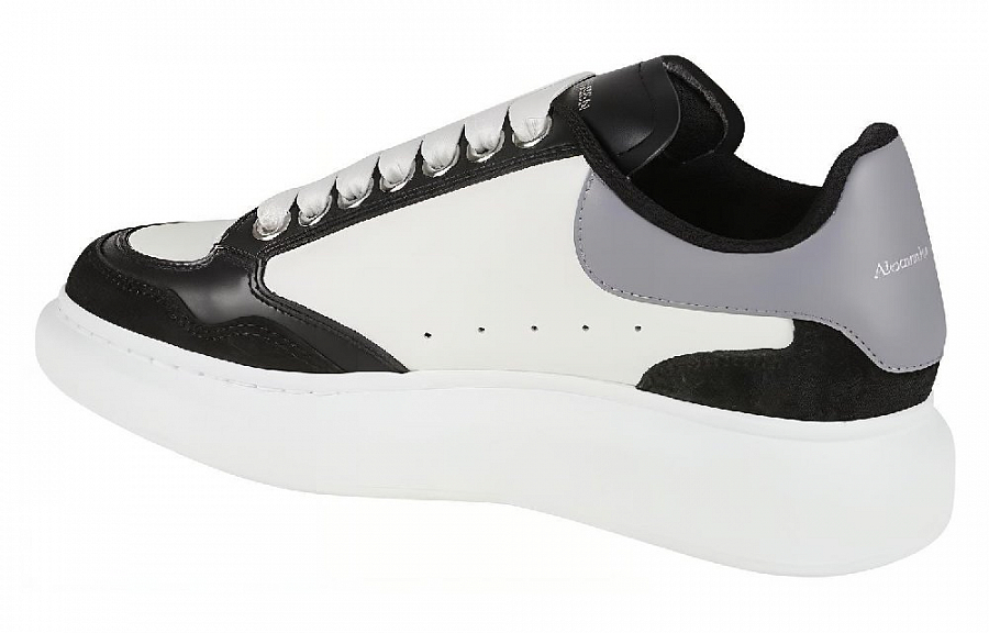 Alexander McQueen Larry Oversized Sensory Sneakers 'White Black Grey' Women's