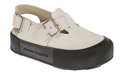 Alexander McQueen Buckle Fastened Open Toe Sandals