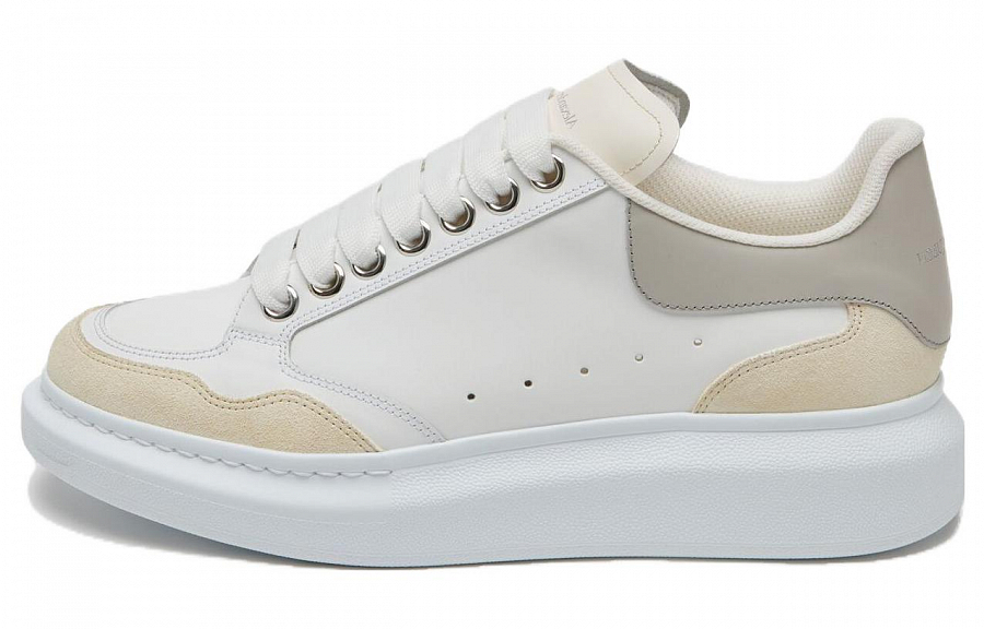 Alexander McQueen Oversized Sneakers 'White Vanilla Cement' Women's