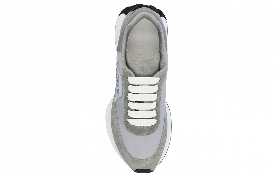 Alexander McQueen Sprint Runner Logo Embossed Sneakers