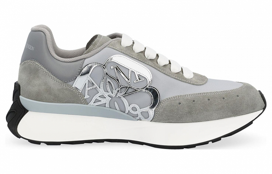 Alexander McQueen Sprint Runner Logo Embossed Sneakers