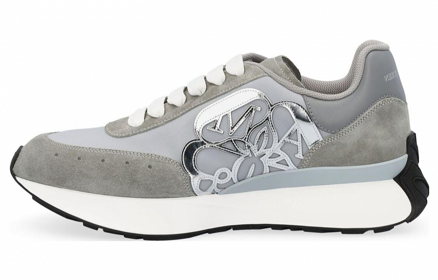 Alexander McQueen Sprint Runner Logo Embossed Sneakers