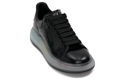 Alexander McQueen Larry Leather Sneakers 'Black Multi'