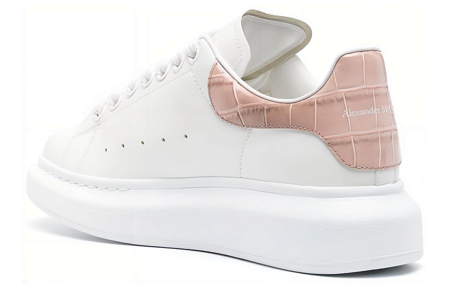 Alexander McQueen Almond-Toe Lace-Up Sneakers Women's