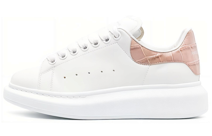 Alexander McQueen Almond-Toe Lace-Up Sneakers Women's