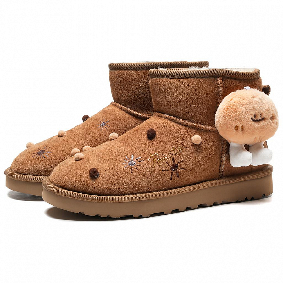 UGG CLASSIC MINI Short Snow Boots Women's Chestnut