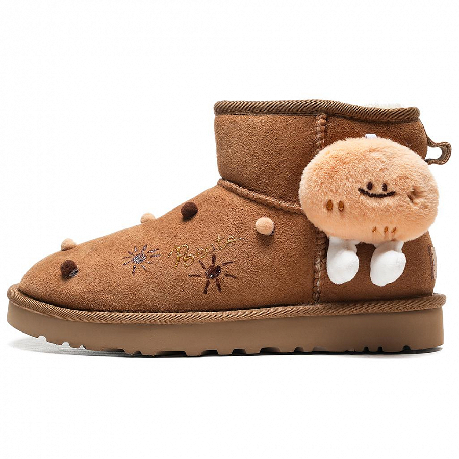 UGG CLASSIC MINI Short Snow Boots Women's Chestnut