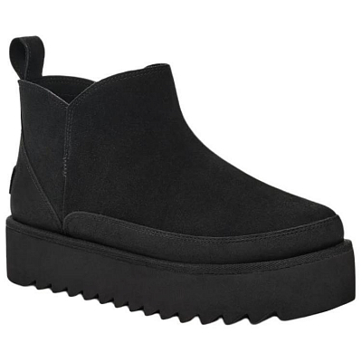 UGG Alina Ultra Mini Platform Short Ankle Boots Women's Black