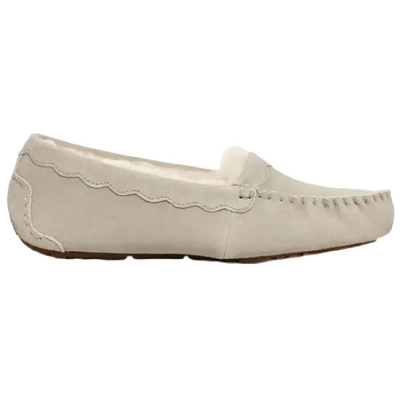 UGG Scalloped Moc Casual Single Shoes Women's Greige