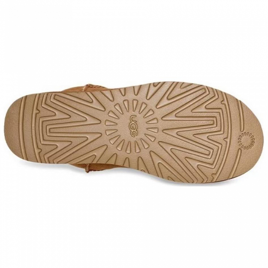 UGG CLASSIC MINI Warm Coverage Anti-Slip And Wear-Resistant Short Snow Boots Women's Chestnut Brown