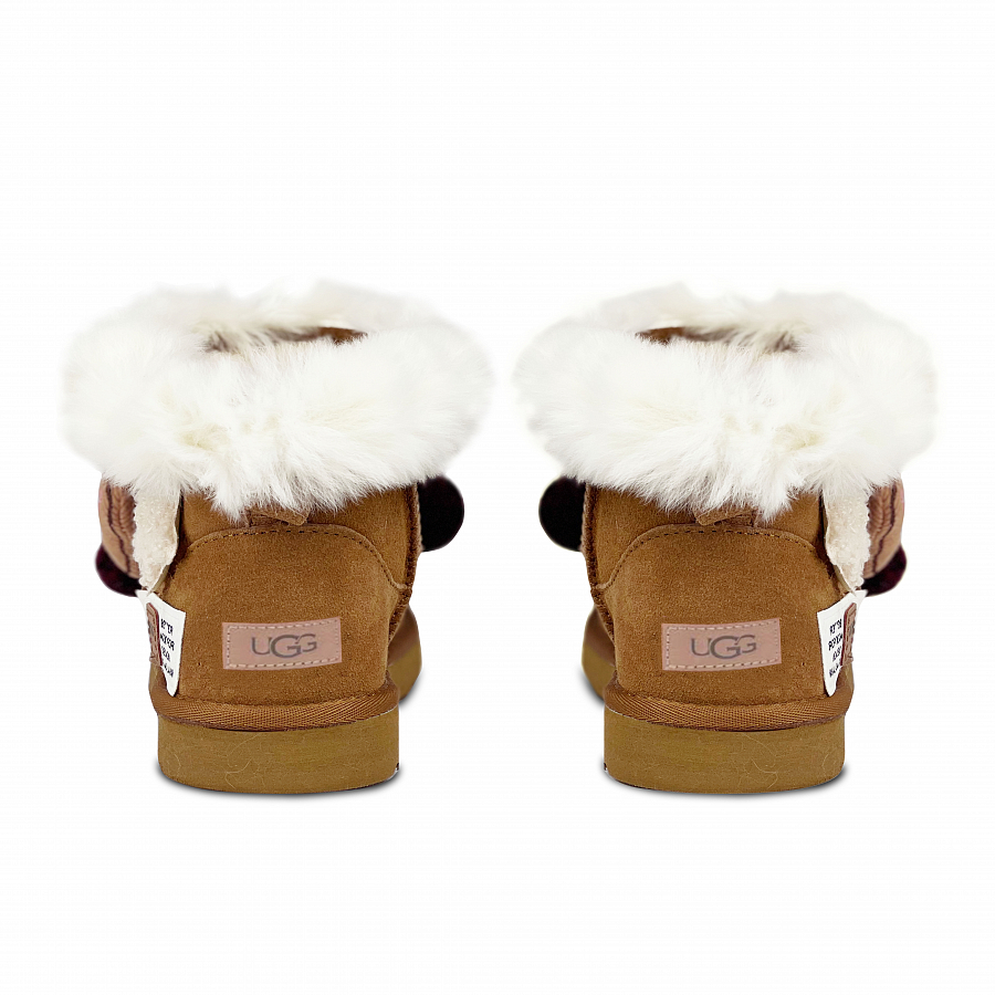 UGG CLASSIC MINI Warm And Wear-Resistant Short Snow Boots Women's Chestnut купить в интернет-магазине Yoocart с быстрой доставкой по России.