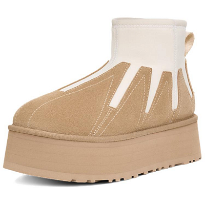 UGG Classic Mini Dipper Sunwave Boot Mustard Seed Women's