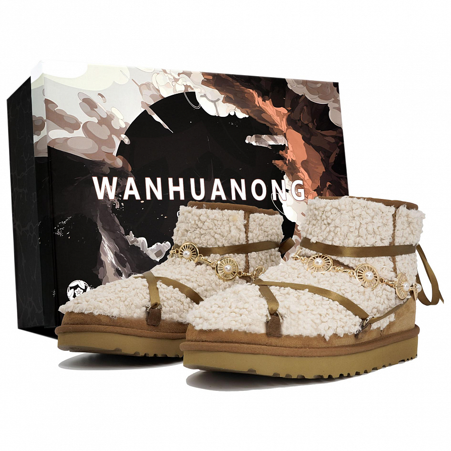 UGG CLASSIC MINI Warm Slip-Resistant Short Snow Boots Women's Chestnut