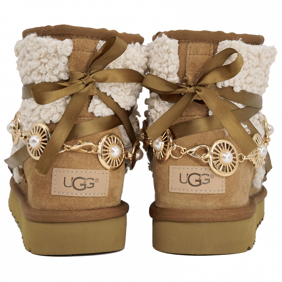UGG CLASSIC MINI Warm Slip-Resistant Short Snow Boots Women's Chestnut