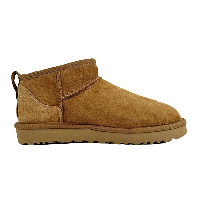 UGG CLASSIC ULTRA MINI Warm Slip-Resistant Short Snow Boots Women's Chestnut Brown