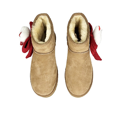 UGG CLASSIC MINI Warm And Wear-Resistant Short Snow Boots Women's Brown