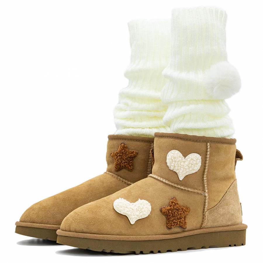 UGG CLASSIC MINI Snow Boots Women's Chestnut Brown