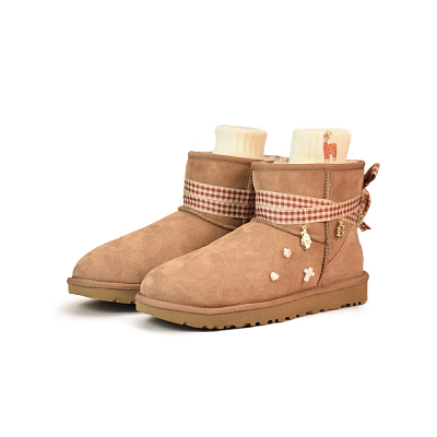 UGG CLASSIC MINI Short Snow Boots Women's Camel