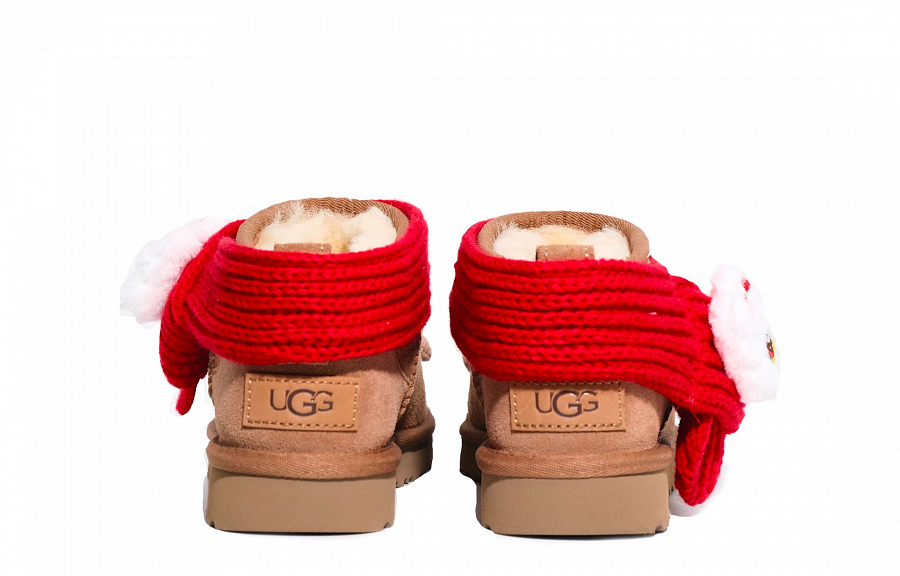 UGG CLASSIC ULTRA MINI Ankle-Length Snow Boots Women's Chestnut