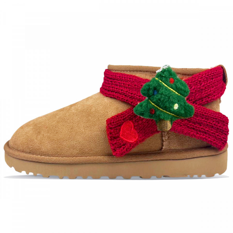 UGG CLASSIC ULTRA MINI Warm Wear-Resistant Slip-Resistant Short Snow Boots Women's Chestnut купить в интернет-магазине Yoocart с быстрой доставкой по России.