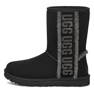 UGG Warm Short Snow Boots Women's Black