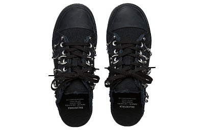 Balenciaga Paris Slip Resistant Closed Toe Slippers Men's Black