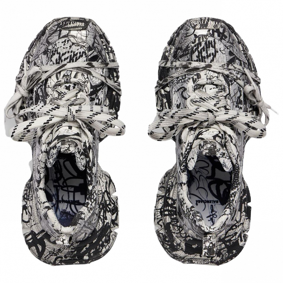 Balenciaga 3XL Extreme White Black Graffiti купить в интернет-магазине Yoocart с быстрой доставкой по России.