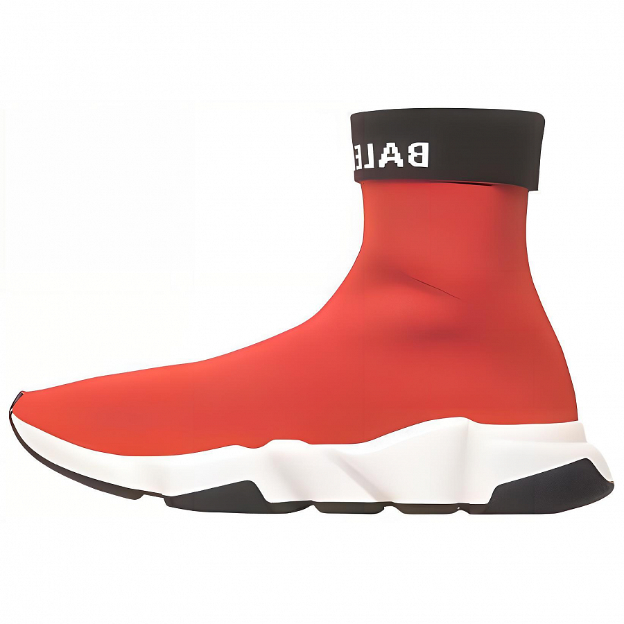 Balenciaga Speed Trainer Cuffed 'Red Black' купить в интернет-магазине Yoocart с быстрой доставкой по России.