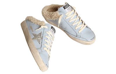Golden Goose Super Star Sabot Closed Toe Slippers Women's Blue