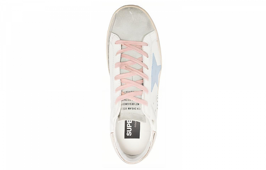 Golden Goose Super Star White Silver Ice Blue Women's купить в интернет-магазине Yoocart с быстрой доставкой по России.