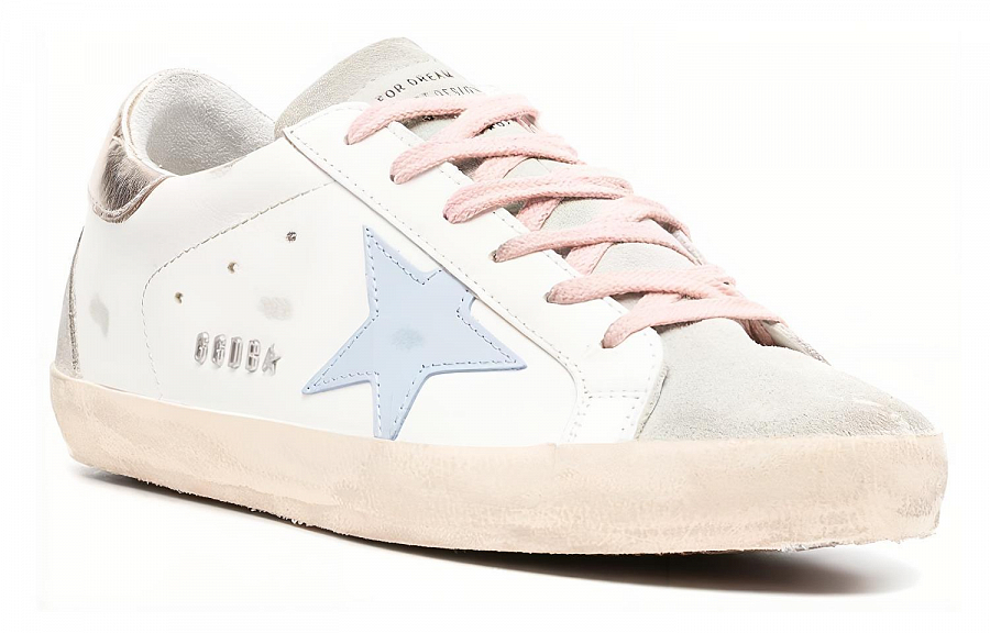 Golden Goose Super Star White Silver Ice Blue Women's купить в интернет-магазине Yoocart с быстрой доставкой по России.