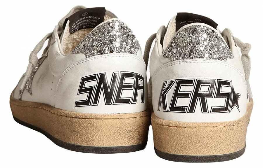 Golden Goose Ball Star White Silver Glitter Women's купить в интернет-магазине Yoocart с быстрой доставкой по России.