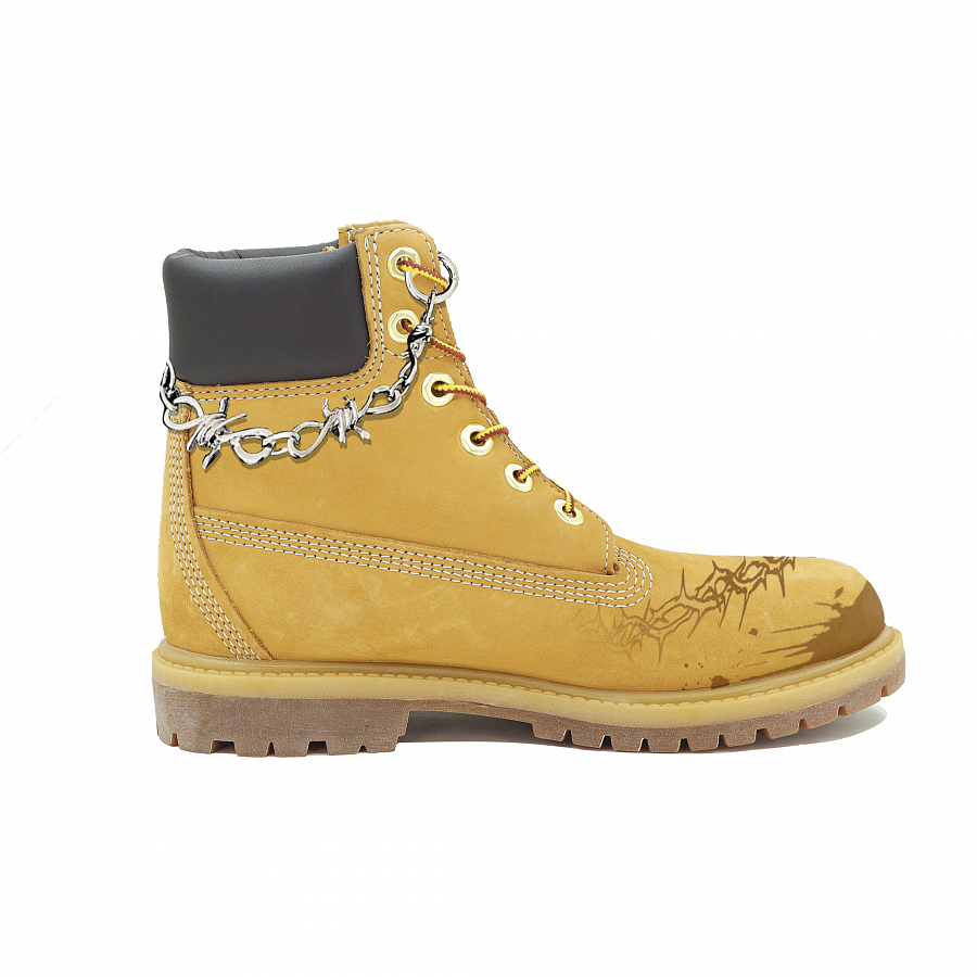 Timberland PREMIUM Short Martin Boot Men's Brown Yellow