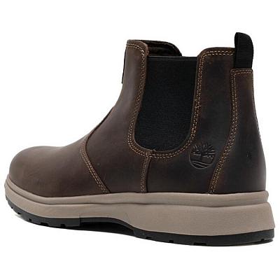Timberland Short Chelsea Boots Men's Dark Brown