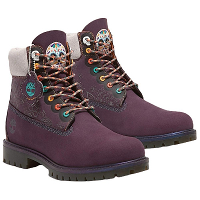 Timberland Classic 6 Inch Ankle Boots Men's Dark Purple