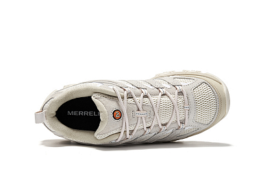 MERRELL MOAB 3 Slip Resistant, Abrasion Resistant, Breathable Low Top Outdoor Shoes Men's Ecru